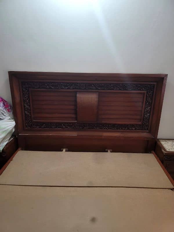 Wooden Bed Set 3