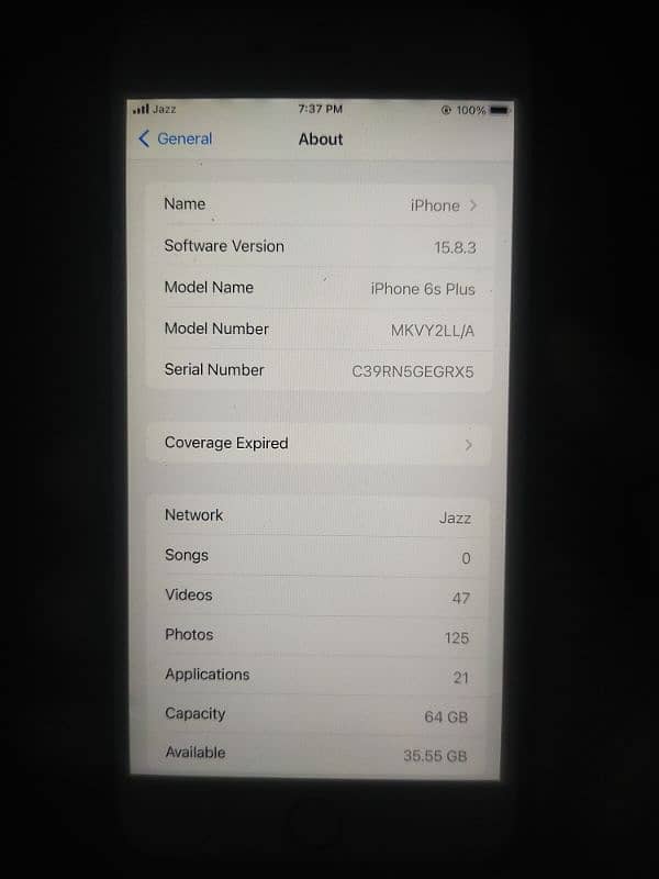 I PHONE 6S PLUS NON PTA 10/10 64GB 4