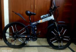 foldable brand new imported aluminium untouched road bike 27inches