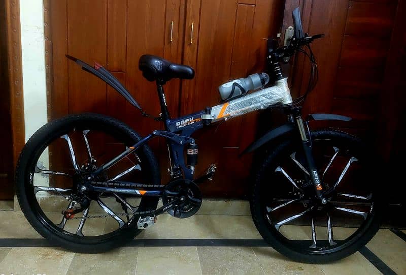 foldable brand new imported aluminium untouched road bike 27inches 3