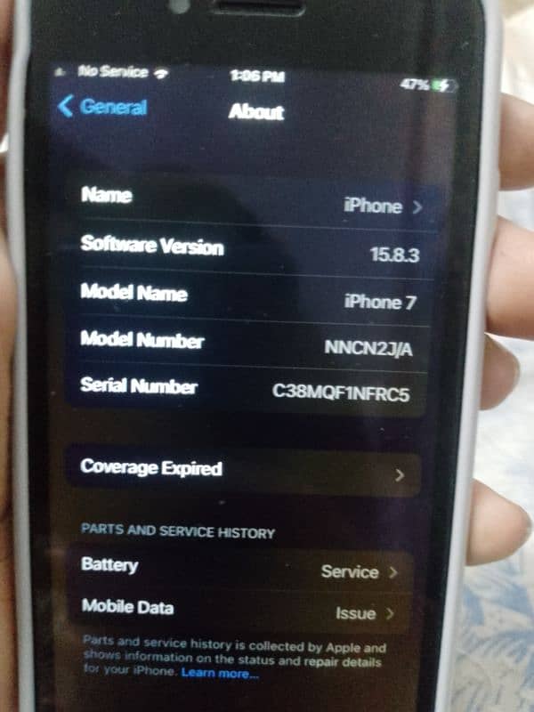 iphone. 7 non pta 128 gb black condition 10/9 1