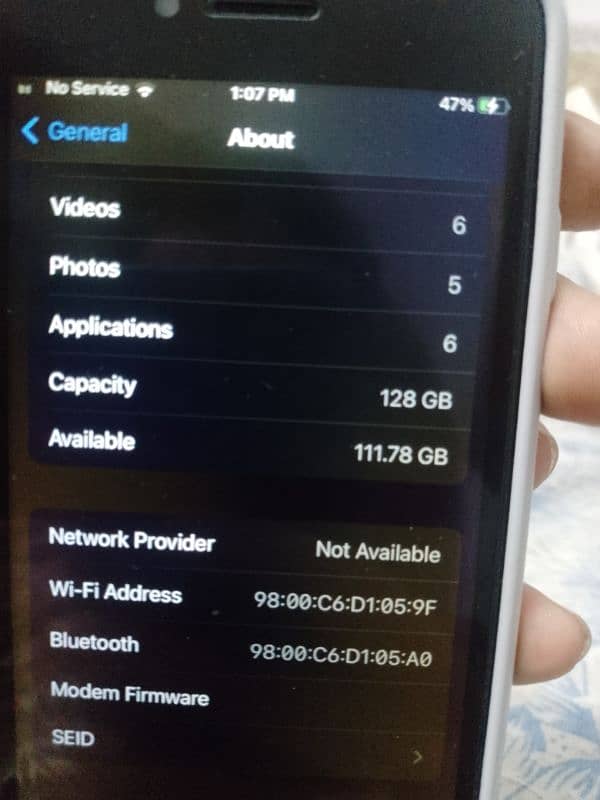 iphone. 7 non pta 128 gb black condition 10/9 2