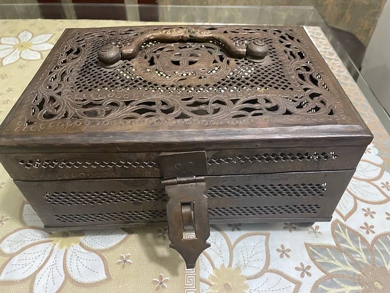 Antique Metal box 3