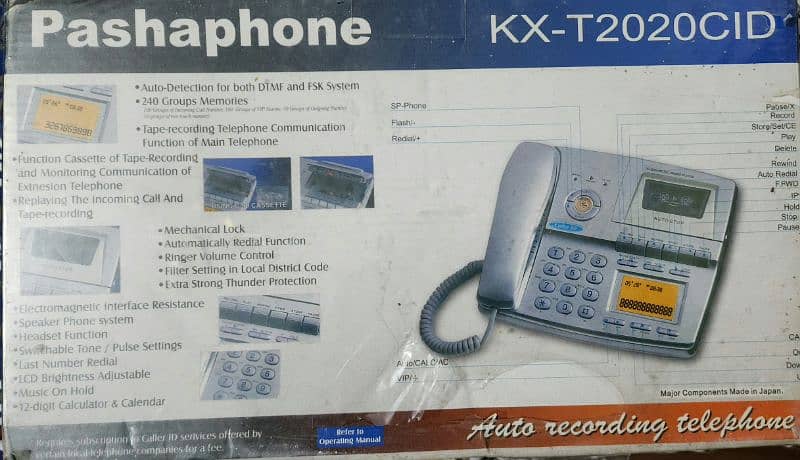 Pashaphone with Auto Recording, Speaker Phone, Music, Calculator etc 0