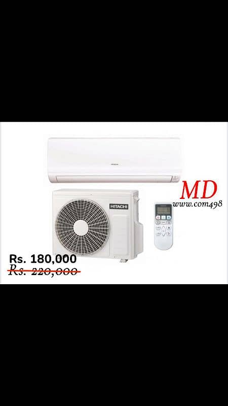 Hitachi 1 ton Wall mount DC Inverter Split Air conditioner 0