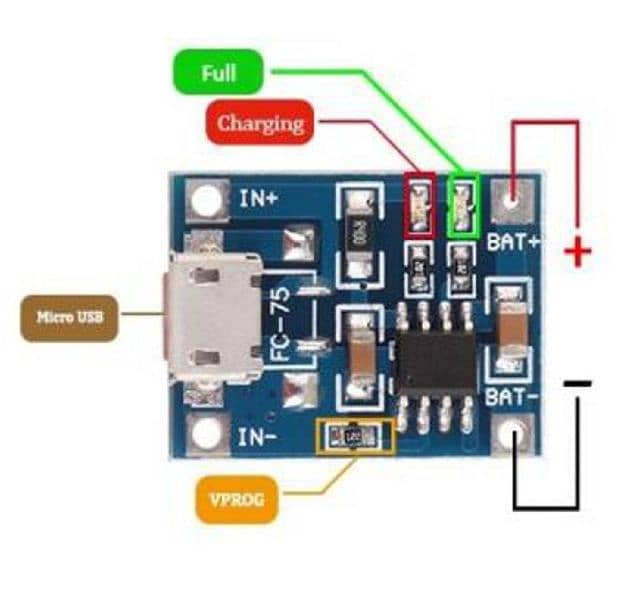 Battery Charger Module (Micro USB) 3