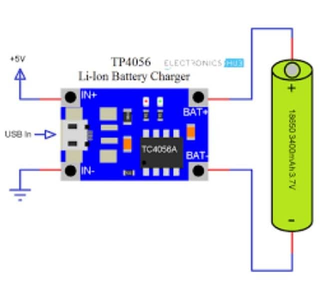 Battery Charger Module (Micro USB) 4