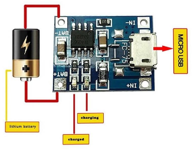 Battery Charger Module (Micro USB) 6