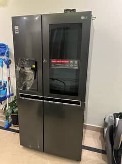 lg knock knock fridge GR X257CSAV almost brand new