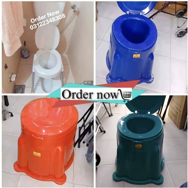 Plastic Commode Chair Toilet Chair 03122348308 2