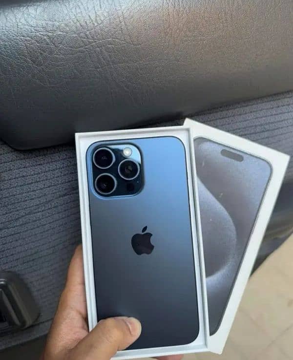 apple iPhone 15 pro official pta approved just box open 0