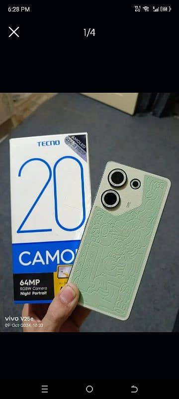 Tecno camon 20 256/8+8 ram 0