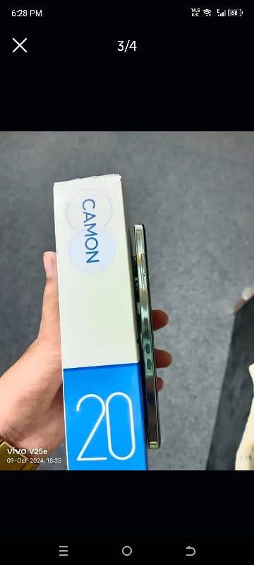 Tecno camon 20 256/8+8 ram 2