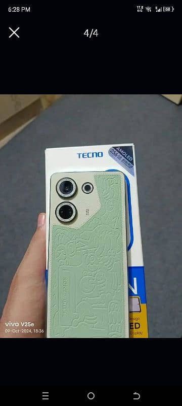 Tecno camon 20 256/8+8 ram 3