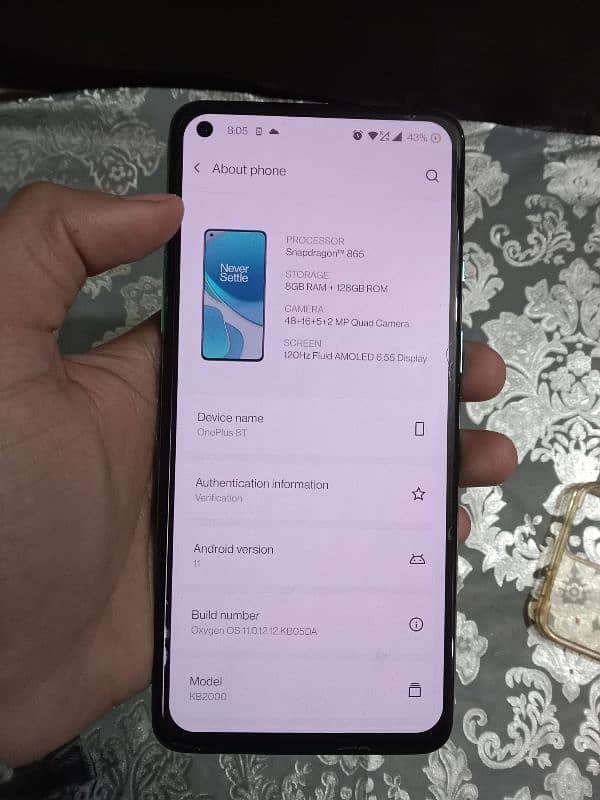 OnePlus 8t 8/128 0