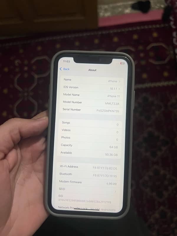 iPhone 11 64GB PTA Approved 2