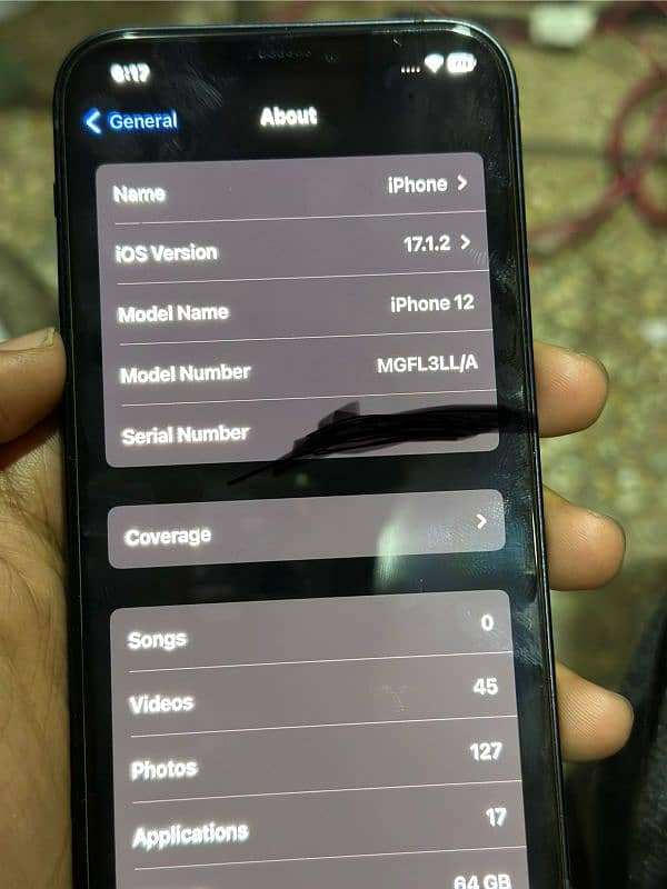 iphone 12 64gb JV non active 4 month sim time available 2