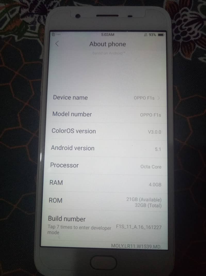 Oppo f1s 4gb 32gb 2