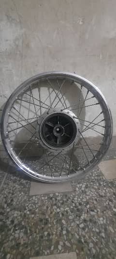 honda cg 125 rim hub complete hai bilkul ok condition mai hai.