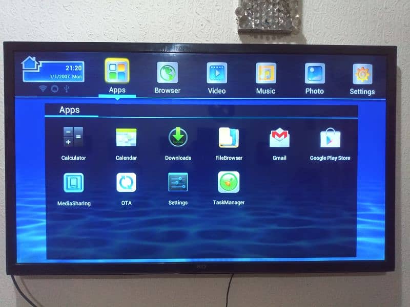 Sony LCD 55 inches 3D  android with Samsung soft ware 7