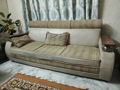 3 seater sofa wooden