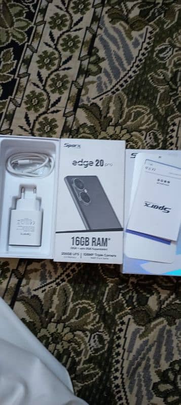 Sparx edge 20 pro 16/256 All oky 7 din phly abi box open kiya ha 1