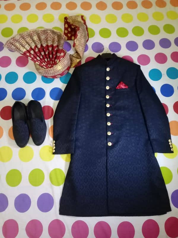 One time Used Sherwani Set available 2