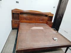 pure wooden bed 03234315250