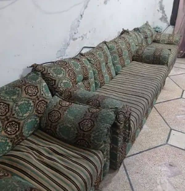 6 seater sofa set urgent sale 1