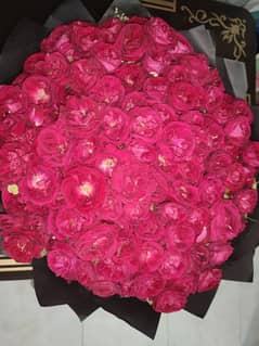 Fresh Flower Bouquets (100 Red Roses)