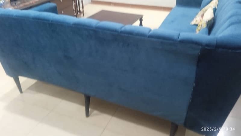 L shape Sofa Set with table 1