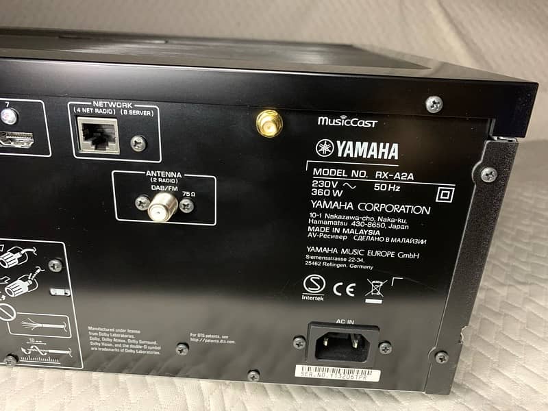 Yamaha RX-A2A Aventage Av Receiver like Denon Onkyo Pioneer Marantz 5