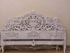 New wooden engraving heavy bed