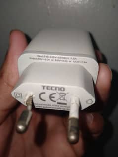 Fast Charger Tecno ( 12Watt Original )