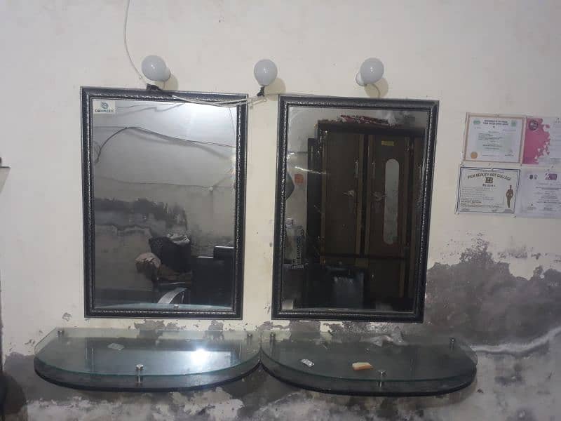 2 chairs + 1 side mirror for sale 6