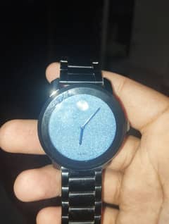 black Movado bold watch