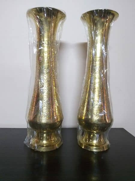 Brass Flower Vase, For Decoration 1