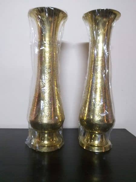 Brass Flower Vase, For Decoration 2