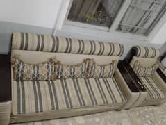 5 seater sofa, wooden sofa set,