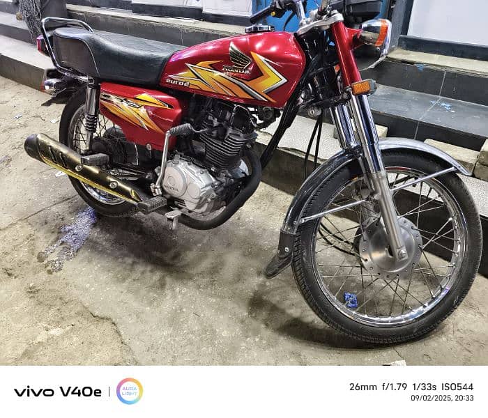 honda CG 125 2021 hyderabad number 6