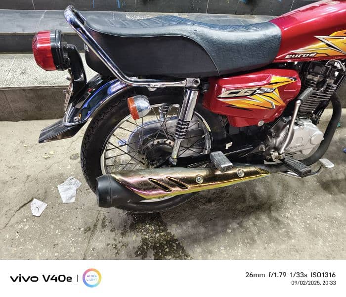 honda CG 125 2021 hyderabad number 7