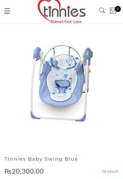 TINNIES electrical baby swing