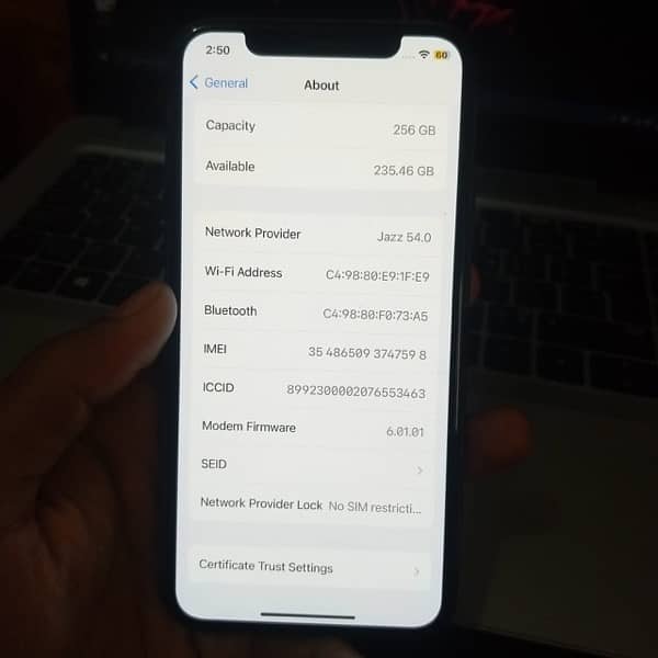 iPhone X 256 factory unlock exchange possible 9