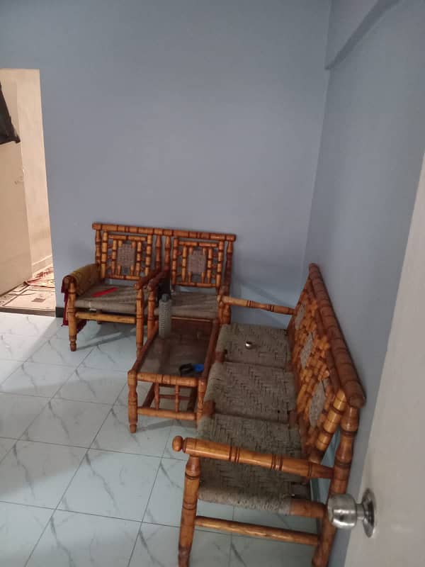 Flat In Al Shams Complex Block 19 Gulistan E Jauhar 0