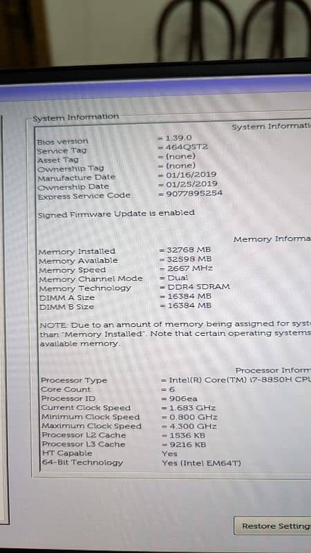 Dell Precision 5530 Workstation – Core i7 8th Gen 5