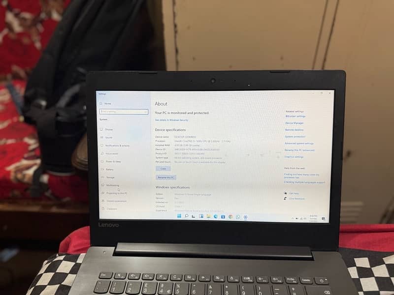 lenovo laptop i5 7th gen 7