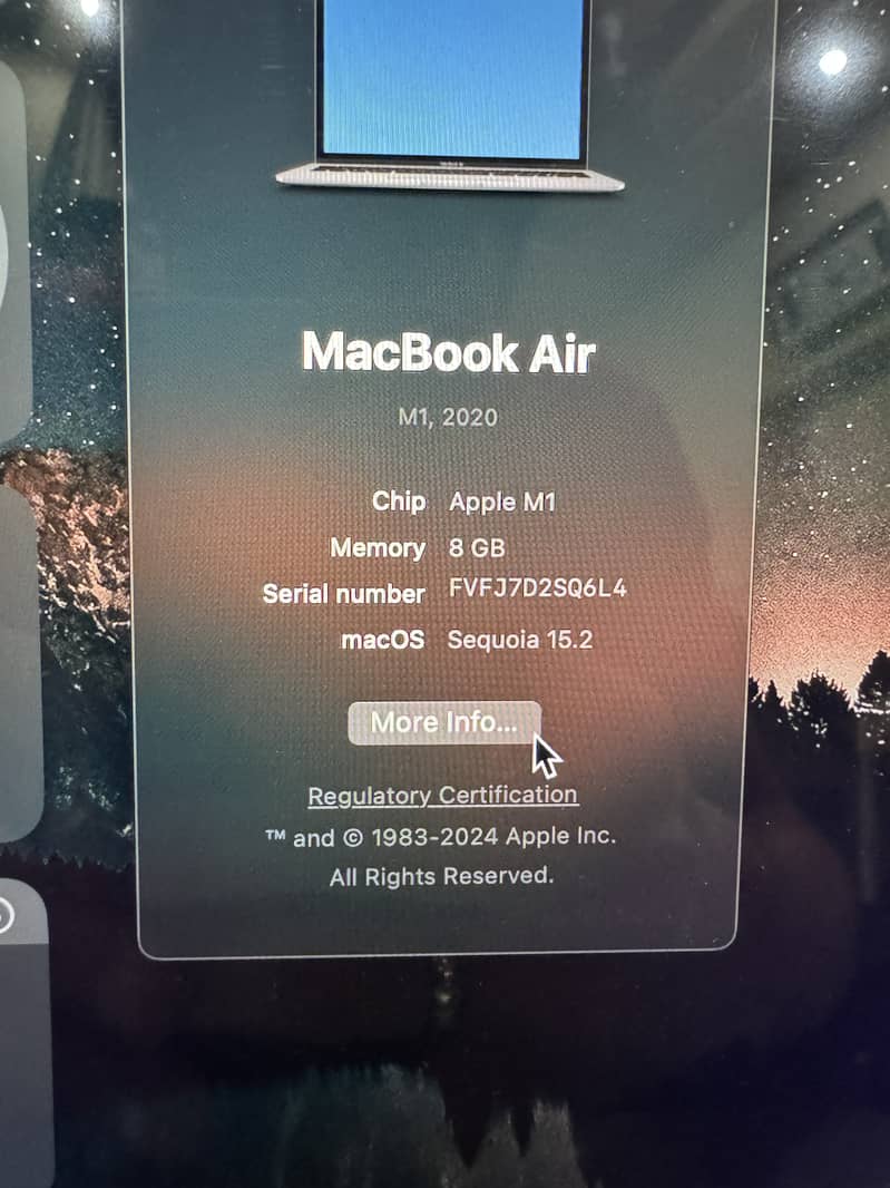 Apple Macbook Air M1 2020 4