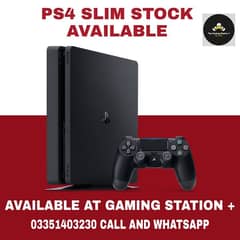 PS4 SLIM STOCK AVAILABLE