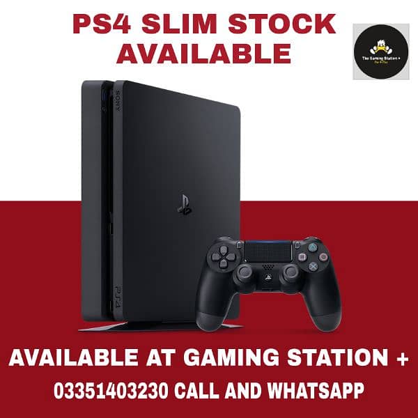 PS4 SLIM STOCK AVAILABLE 0