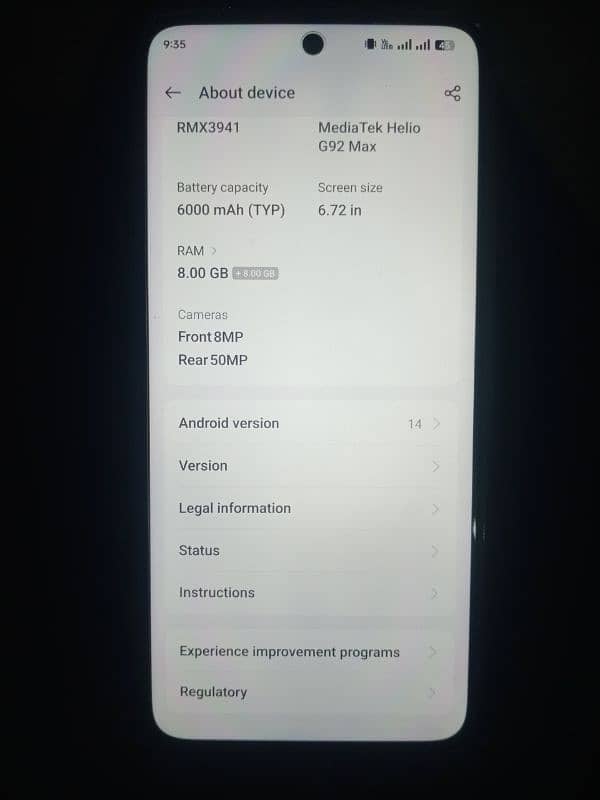 realme c75 8/128 pta aprove battery 6000mah 03498782119 watsp  dalmia 2